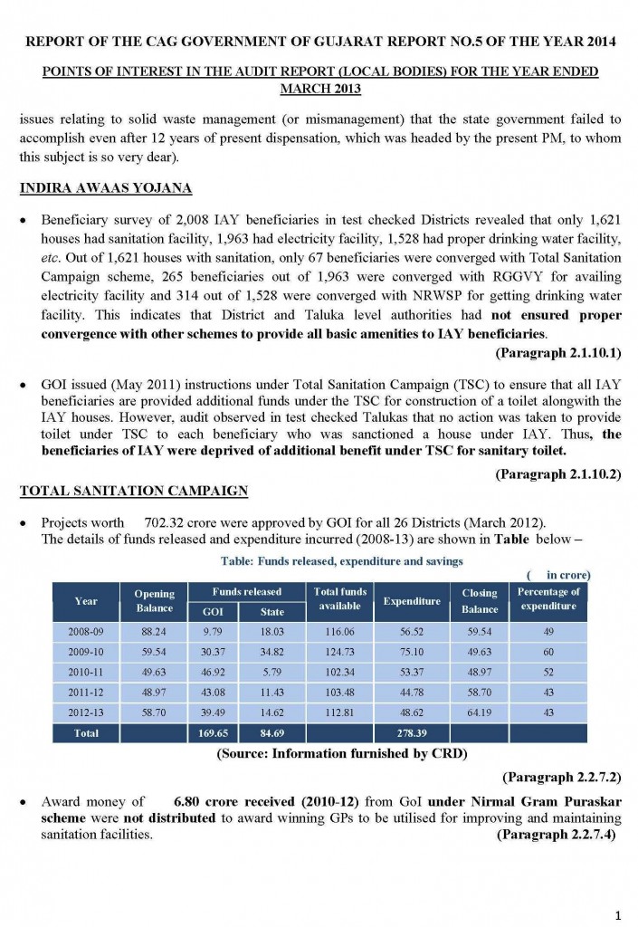 REPORT OF THE CAG GOVERNMENT OF GUJARAT REPORT NO.5 OF THE YEAR 2014_Page_01